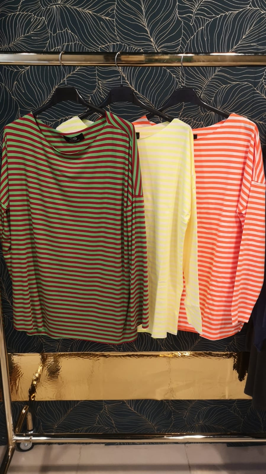 Maglia a righe manica lunga
