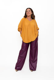 Jeny sweater in viscose wool and angora