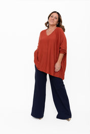 Jeny sweater in viscose wool and angora