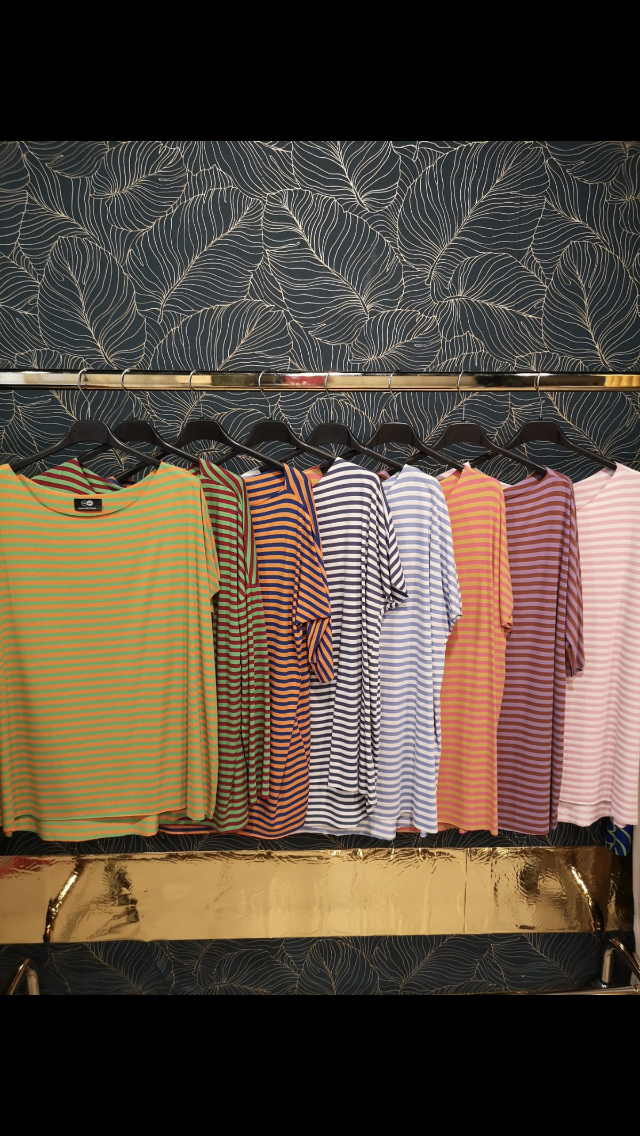 Maglia a Righe in cotone