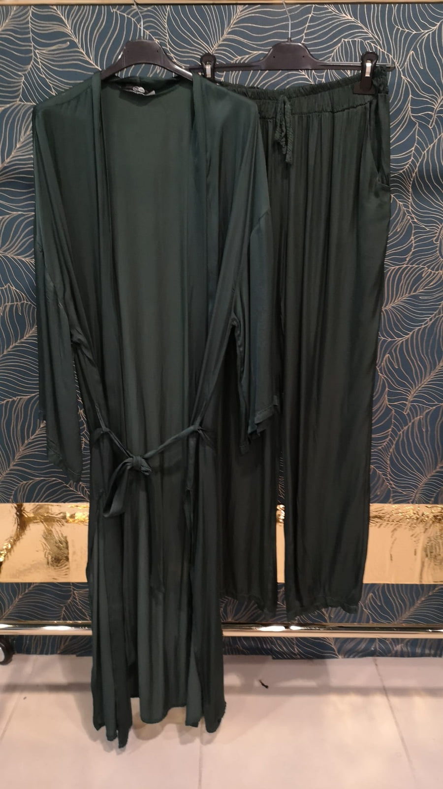 Completo Chemisier con CINTURA e Pantalone