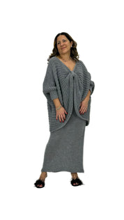 Completo Natalia maglia e gonna in maglia