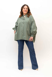 Box 2 Camicia Vera in cotone manica a sbuffo