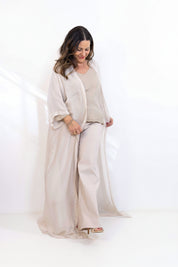 Kimono Akira lungo in misto seta - Numa Milano
