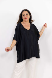 Maglia Melania manica corta nero