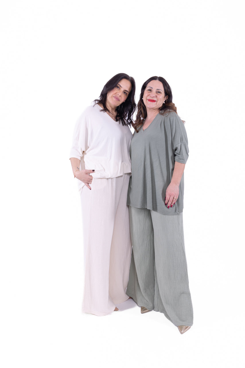 Completo maglia Mariella con pantalone Diana