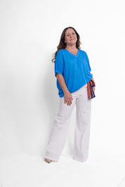 Pantalone Clotilde con foulard