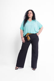 Pantalone Clotilde con foulard