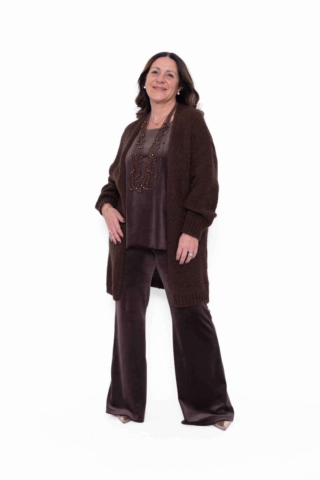 Cardigan Sofia in maglia