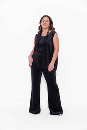 Completo Evelin trio formato da pantalone, canotta e maglia