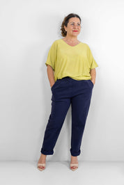 Pantalone Frida blu