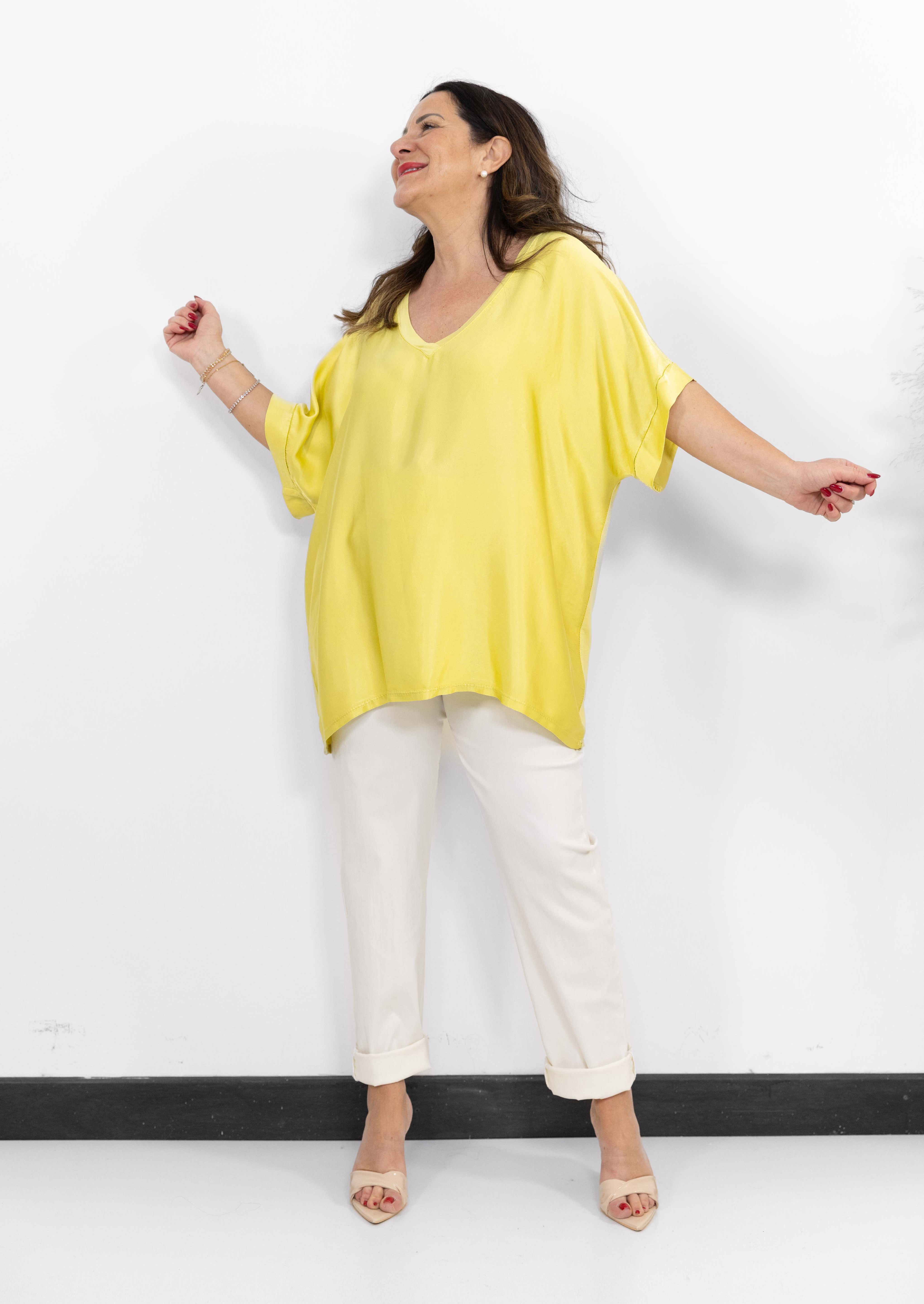 Pantalone Frida panna