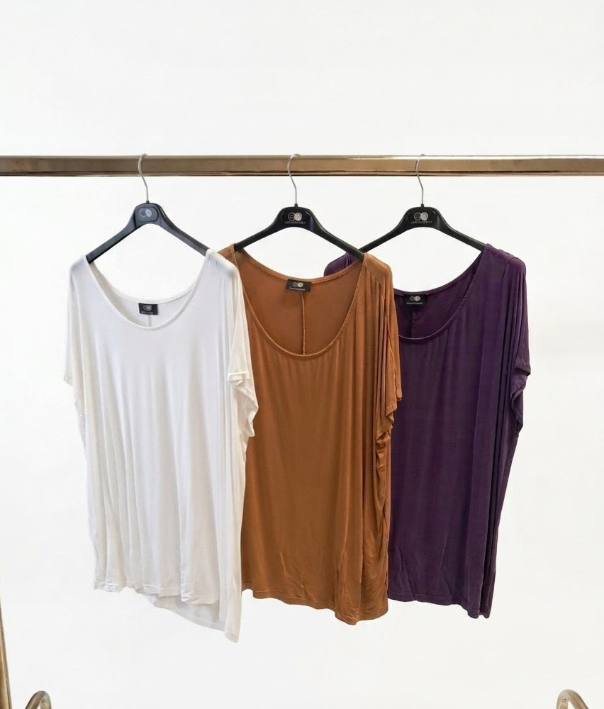 Maglia scollo a barchetta