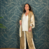 Total Look completo Chemisier maglia e pantalone collezione Antonella