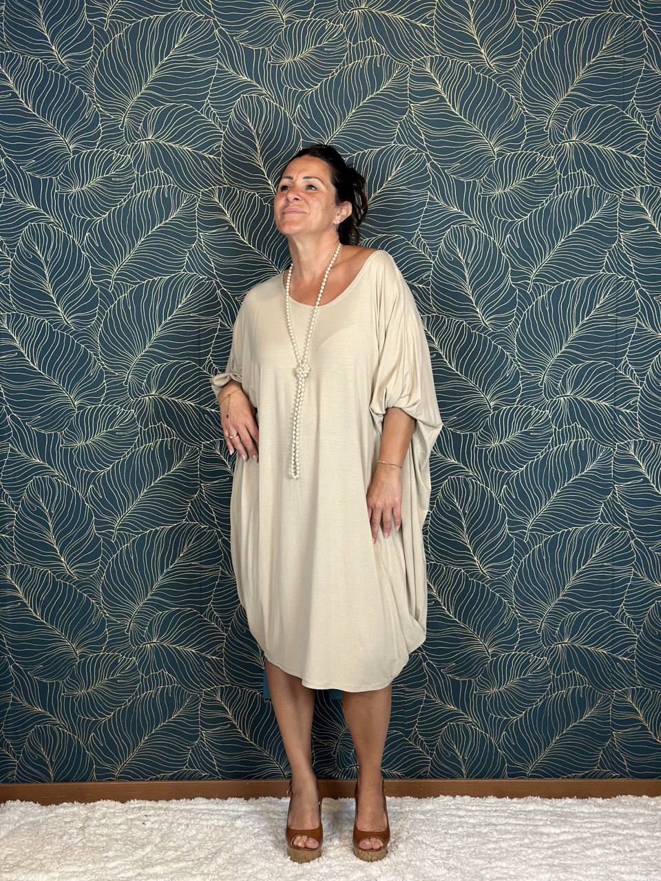 Vestito Valentina manica a sbuffo