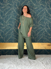 Luisa complete shirt and trousers in pure viscose