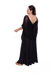 Poncho Morena filo di cotone intrecciato