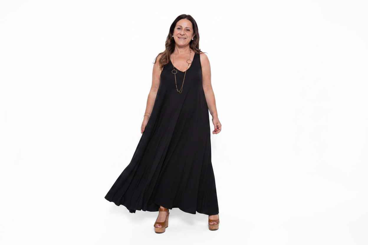 Vestito Morena in viscosa - Numa Milano