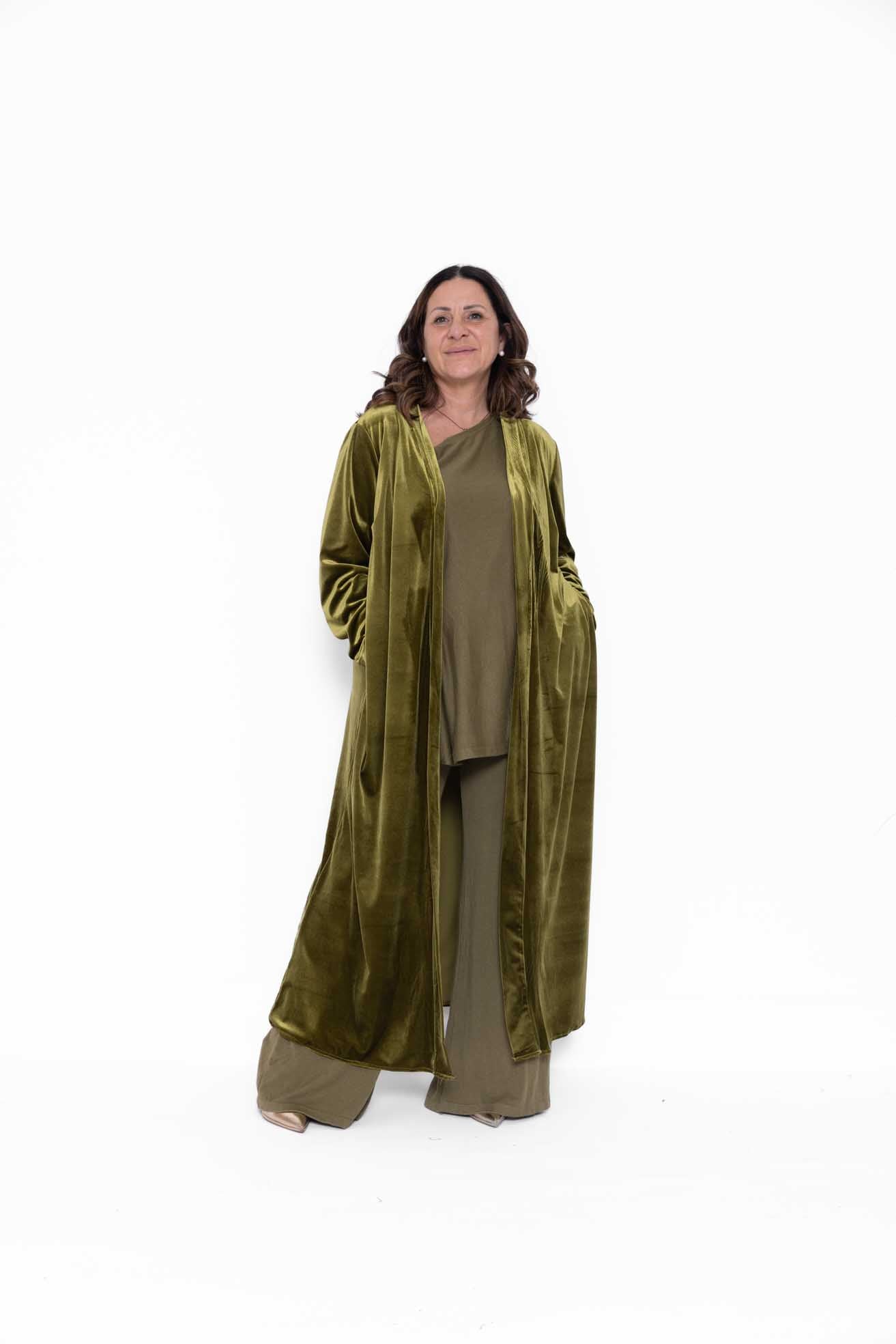 Chemisier Cristiana in velluto