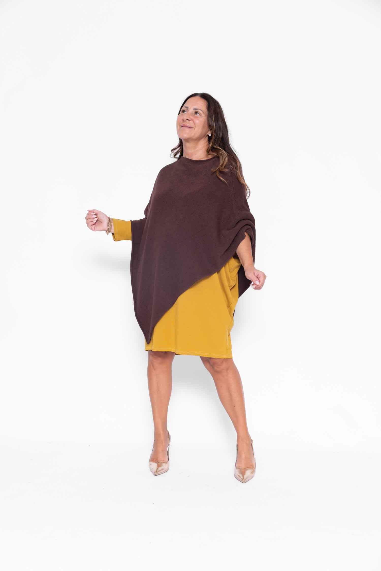 Completo Vestito Isabel con Poncho Stella