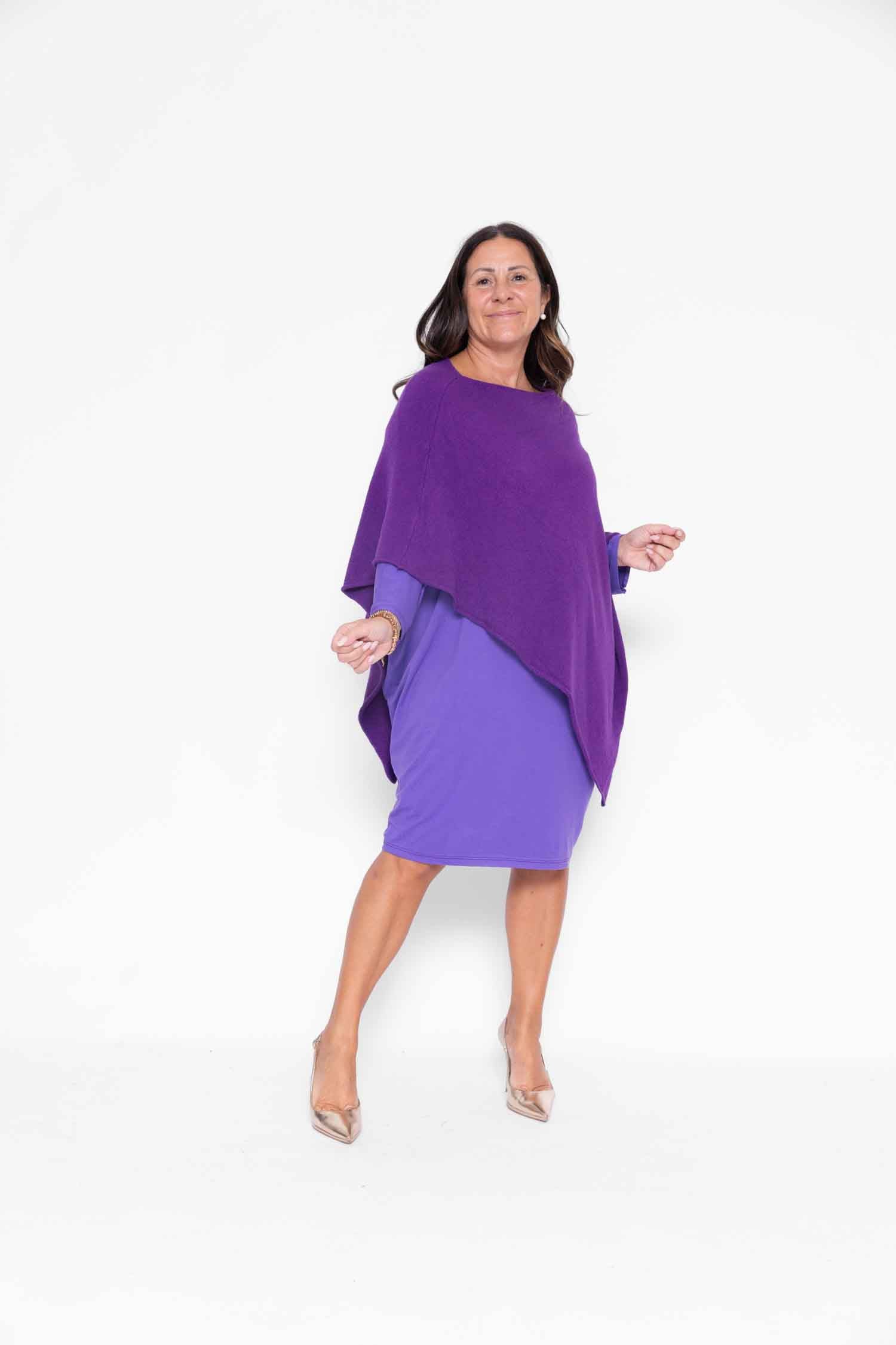 Completo Vestito Isabel con Poncho Stella
