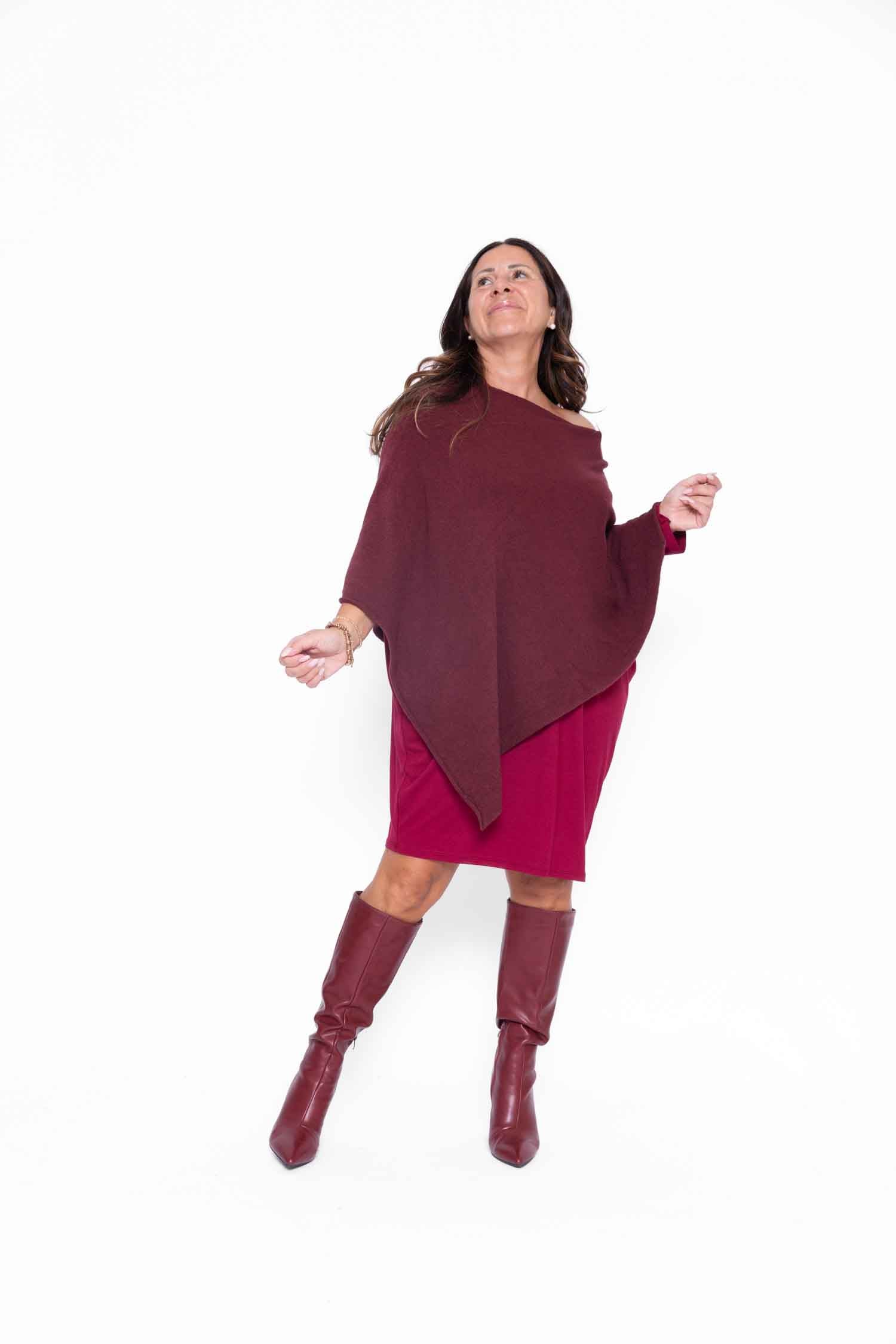 Completo Vestito Isabel con Poncho Stella
