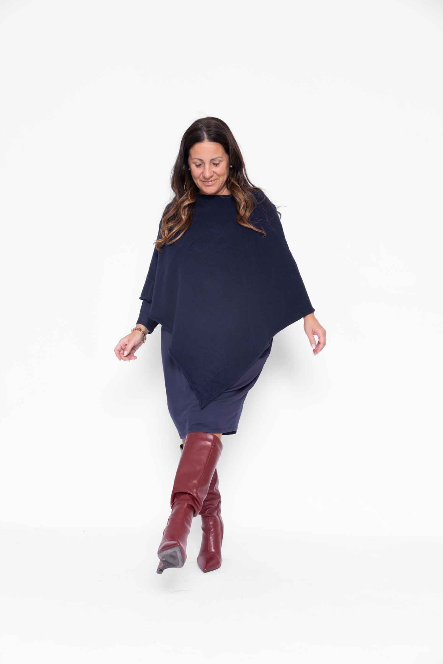 Completo Vestito Isabel con Poncho Stella