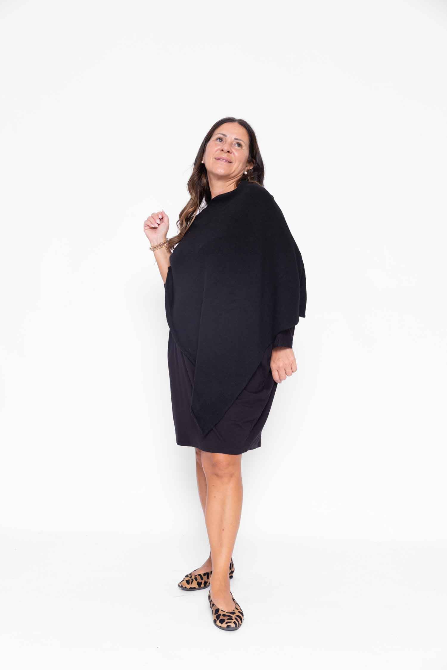Completo Vestito Isabel con Poncho Stella