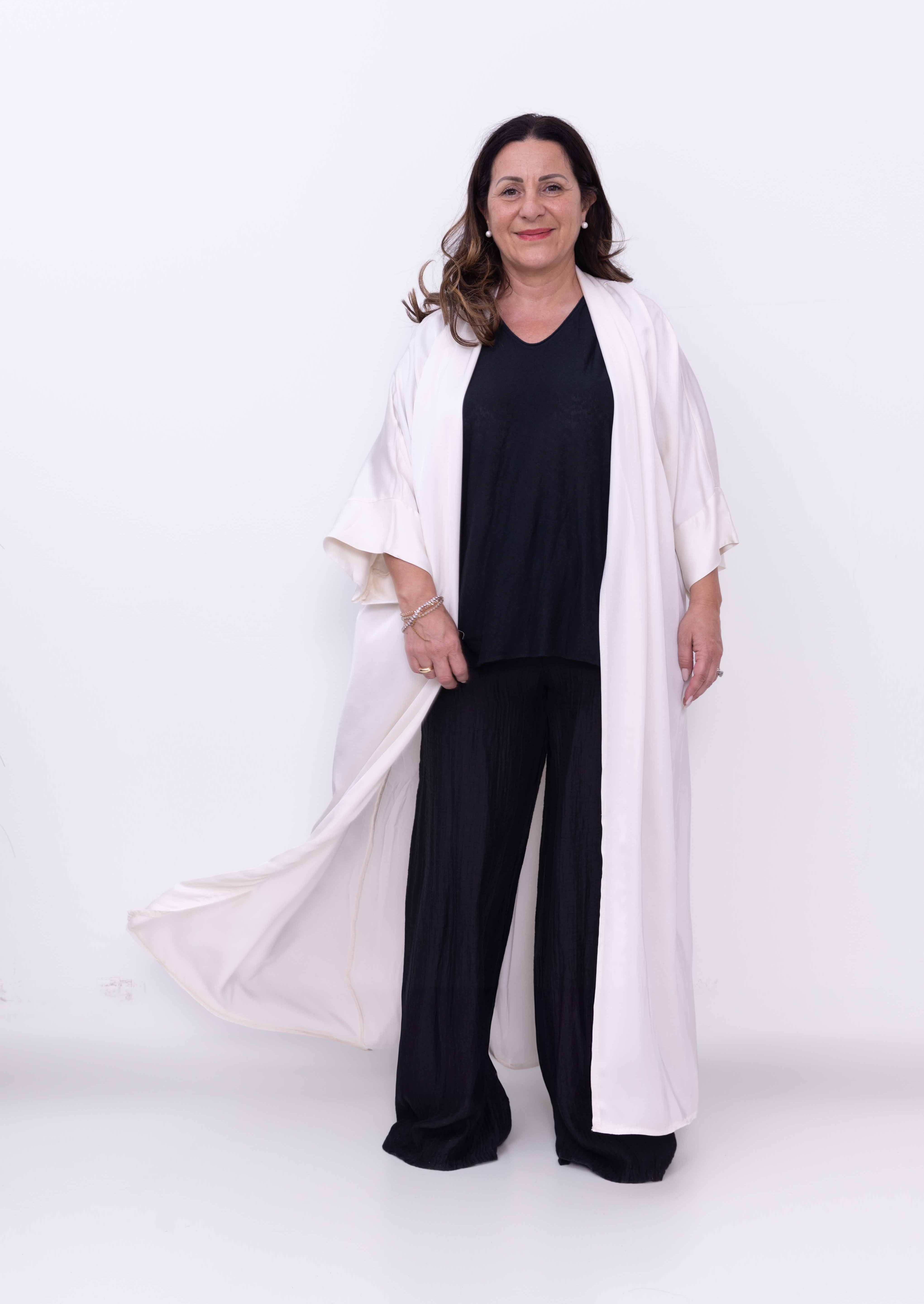 Kimono Livia in misto seta - Numa Milano