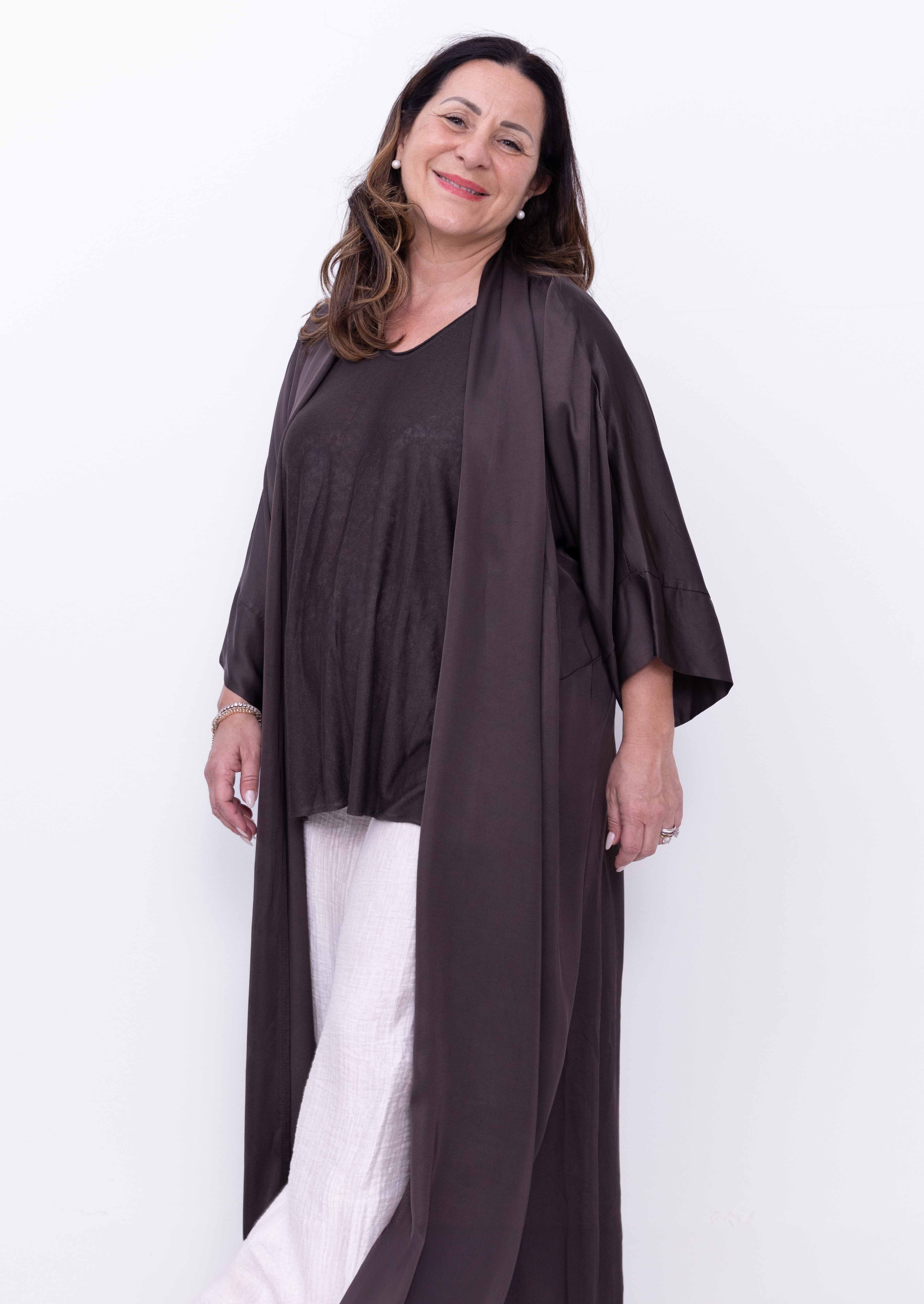 Kimono Livia in misto seta - Numa Milano