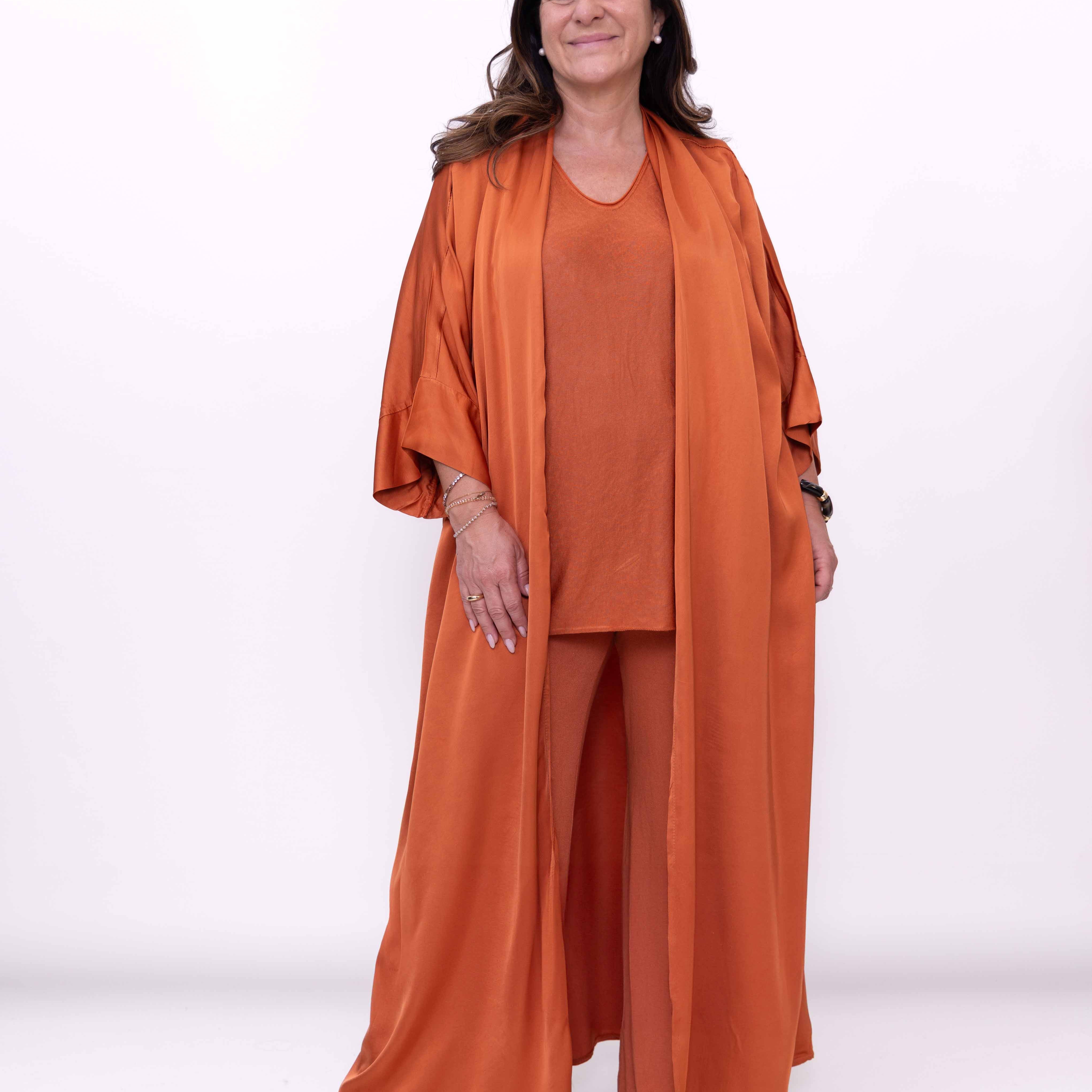 Kimono Livia in misto seta - Numa Milano