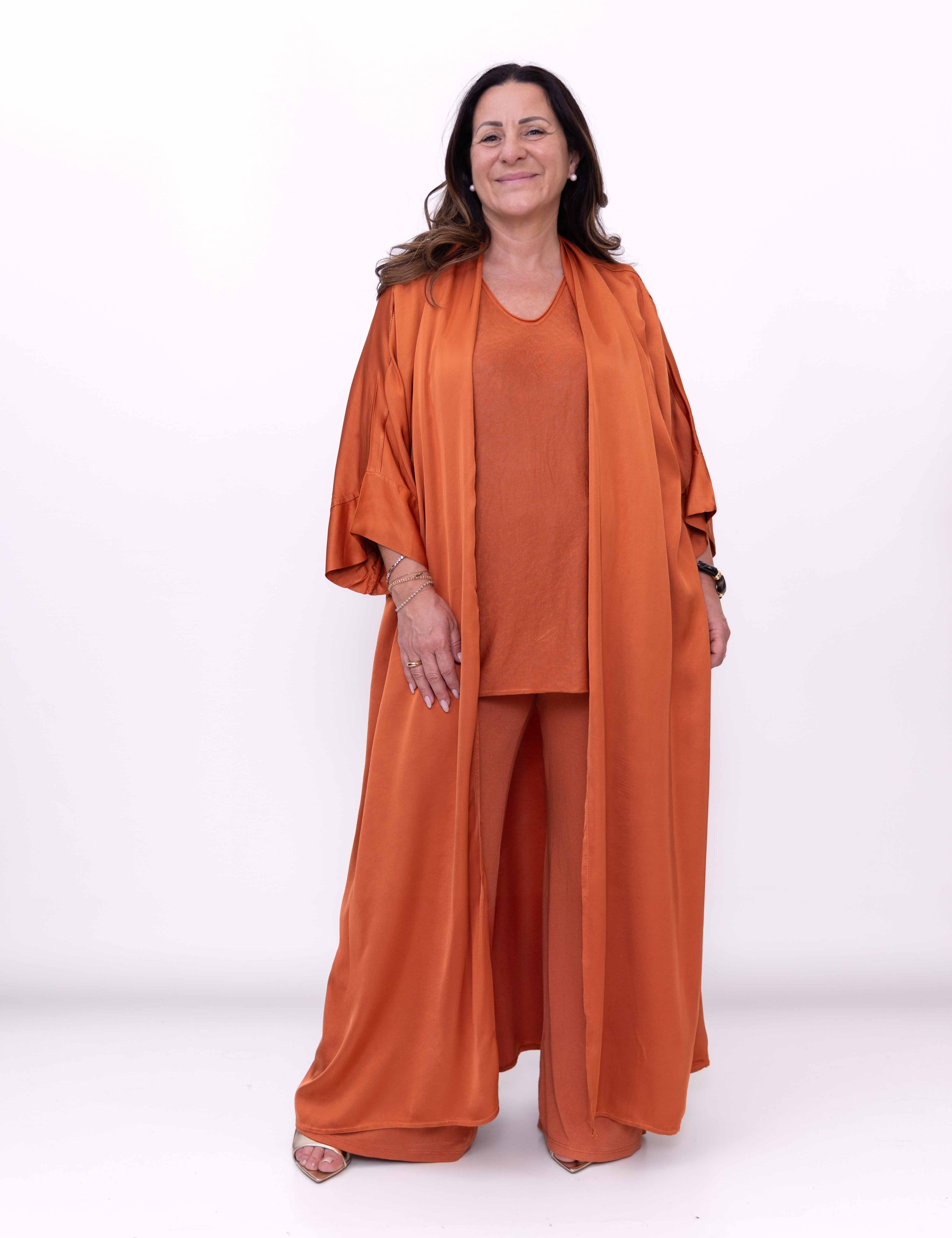 Kimono Livia in misto seta - Numa Milano