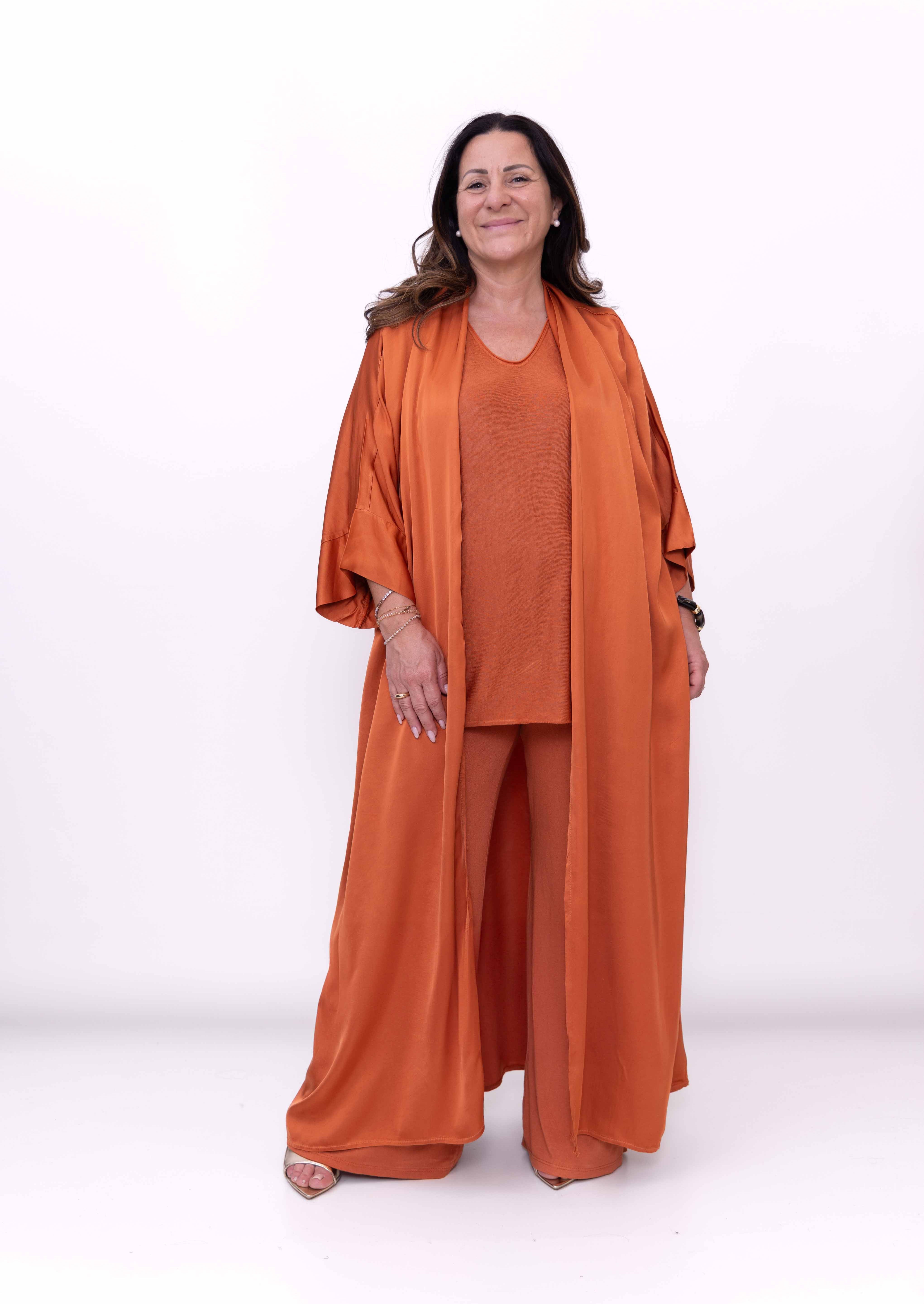 Kimono Livia in misto seta - Numa Milano