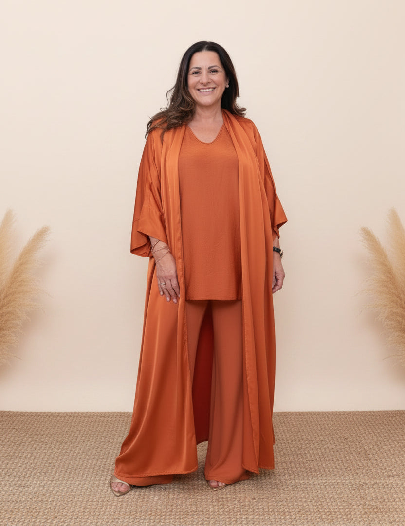 Kimono Livia in misto seta - Numa Milano