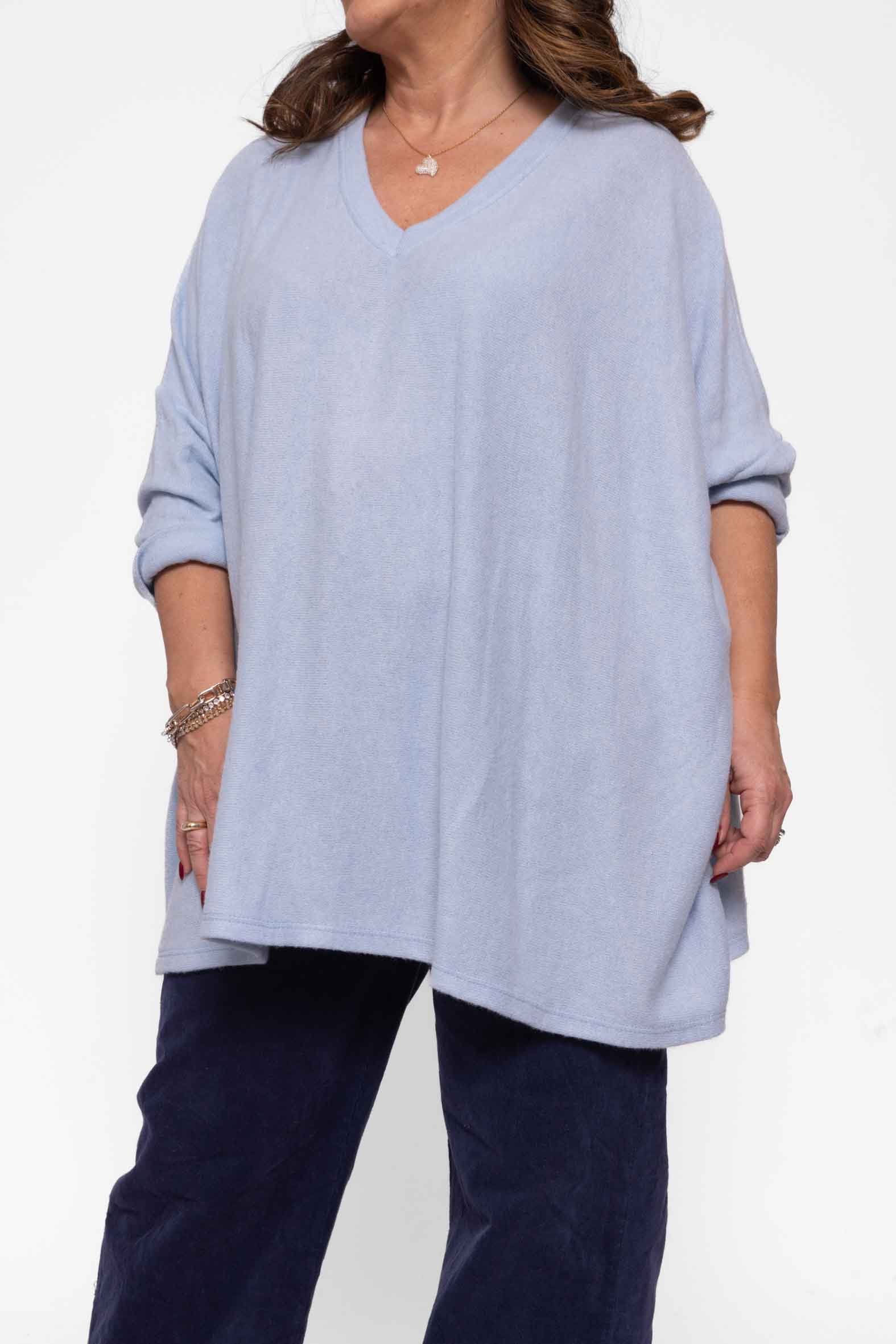 Maglia Luana in viscosa scollo a V