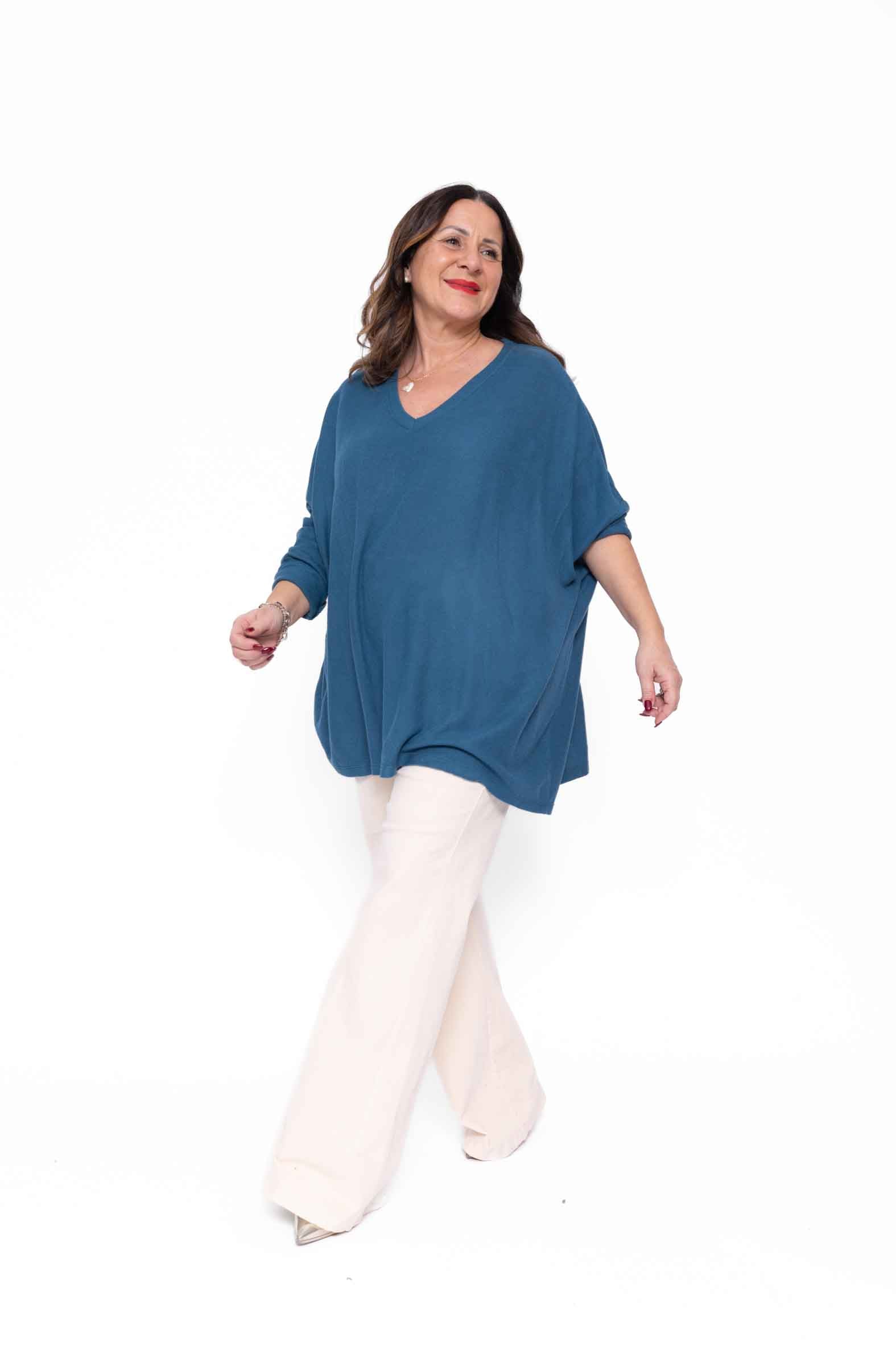 Box 2 maglie Luana in viscosa scollo a V