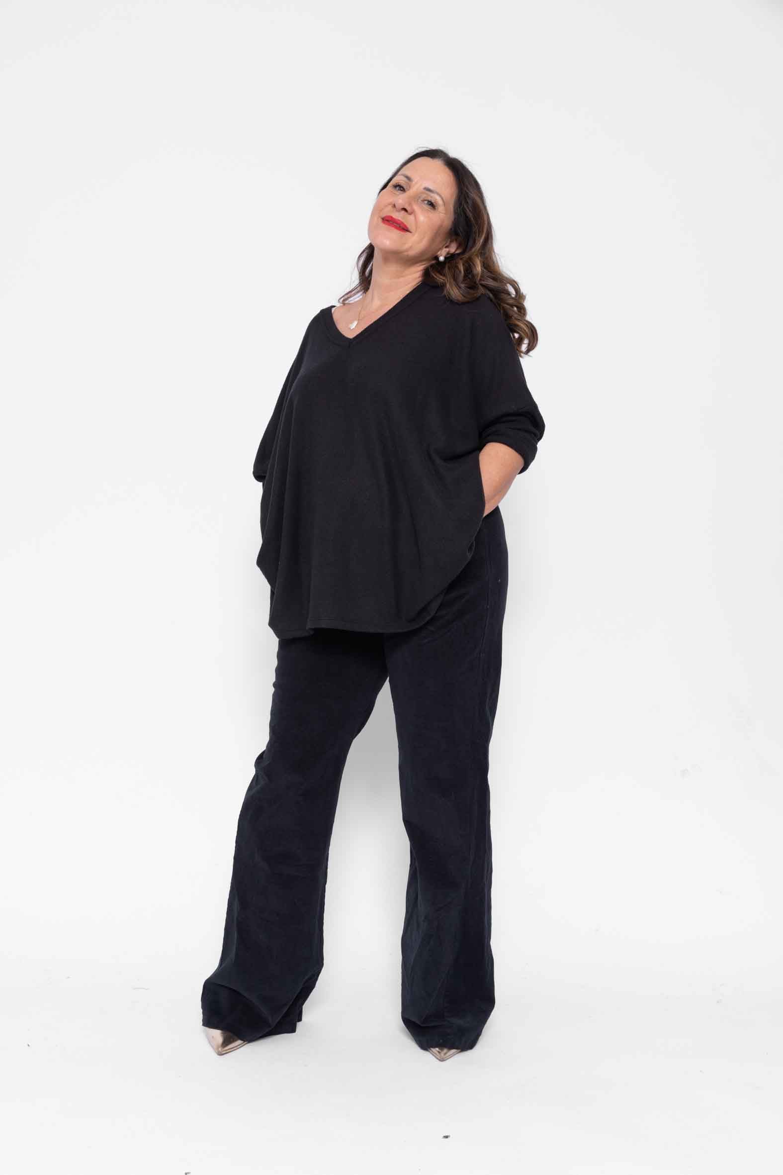 Box 2 maglie Luana in viscosa scollo a V