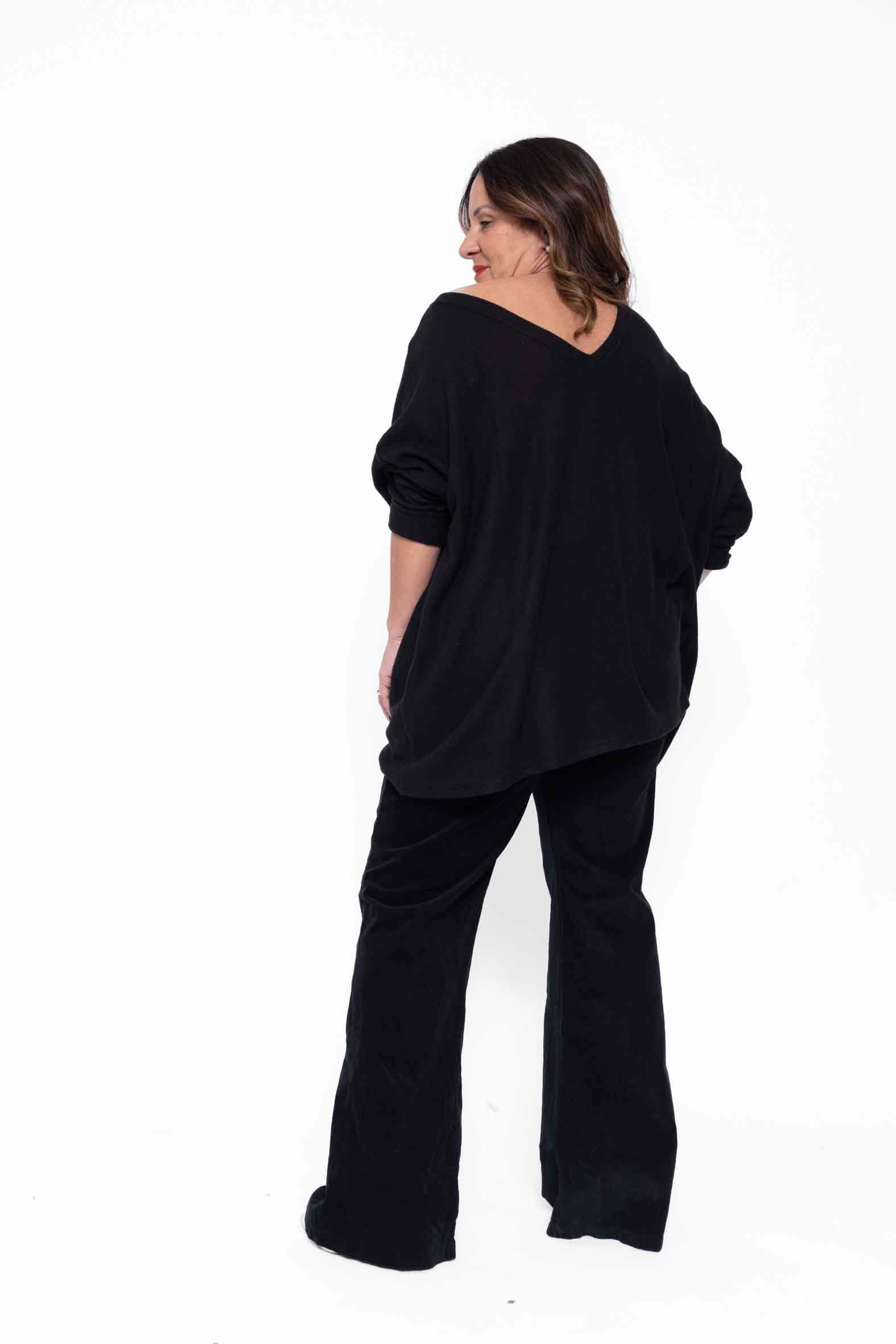 Maglia Luana in viscosa scollo a V