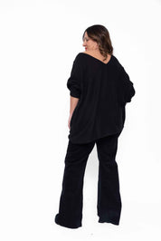 Maglia Luana in viscosa scollo a V