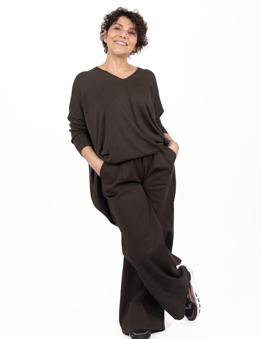 Completo Laura maglia e poncho - Numa Milano