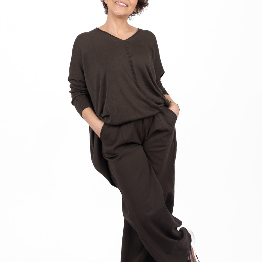 Completo Laura maglia e poncho - Numa Milano