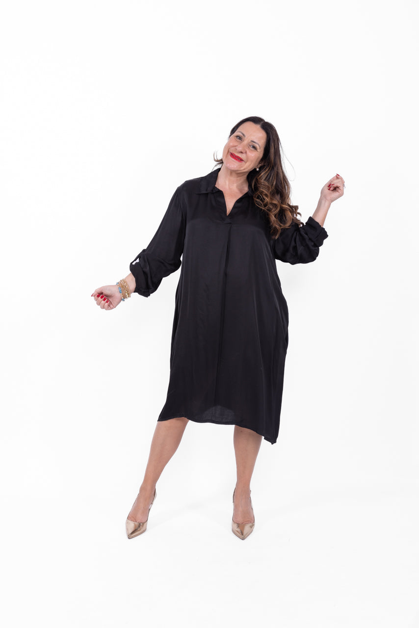 Vestito Bianca in pura viscosa