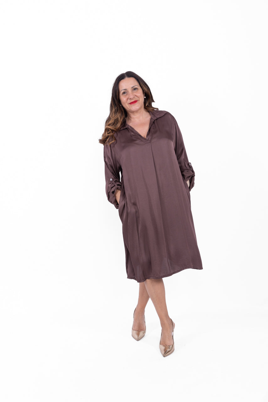 Vestito Bianca in pura viscosa