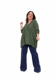 Maglia Jeny in viscosa lana e angora manica lunga