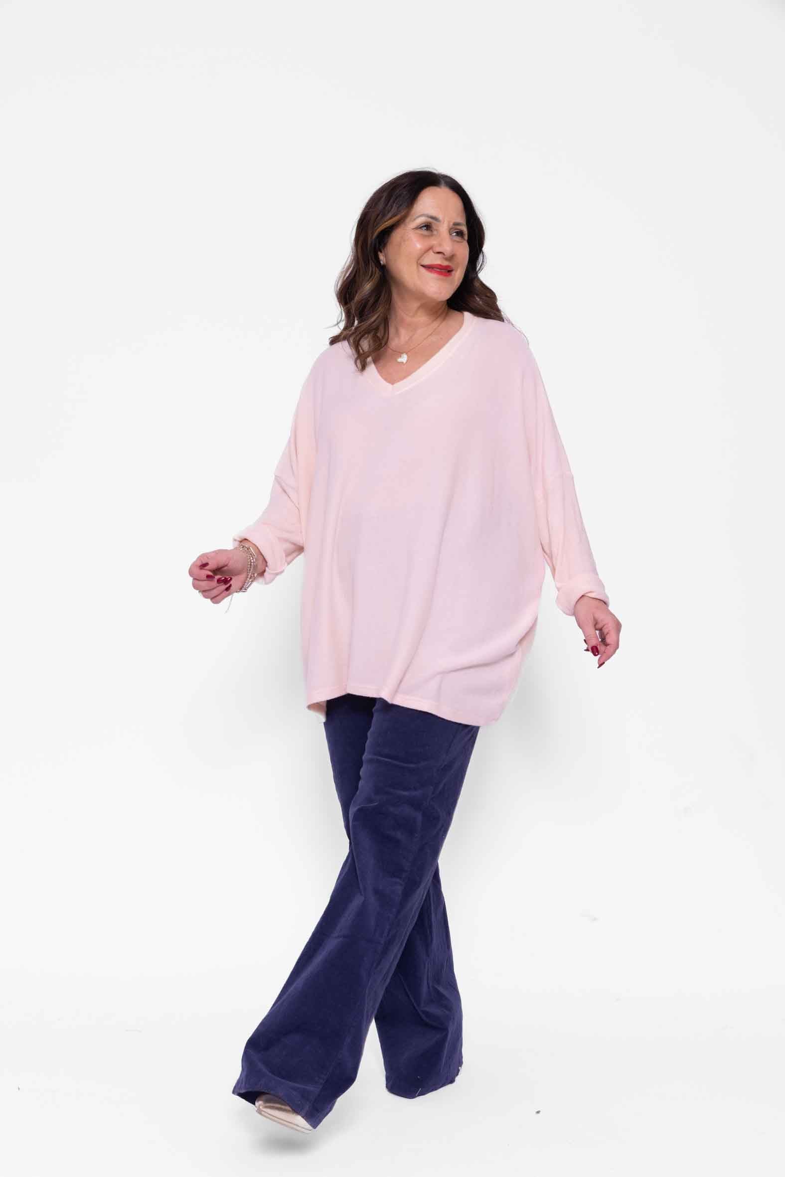 Maglia Luana in viscosa scollo a V