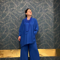 Maria Grazia suit with viscose shirt and trousers