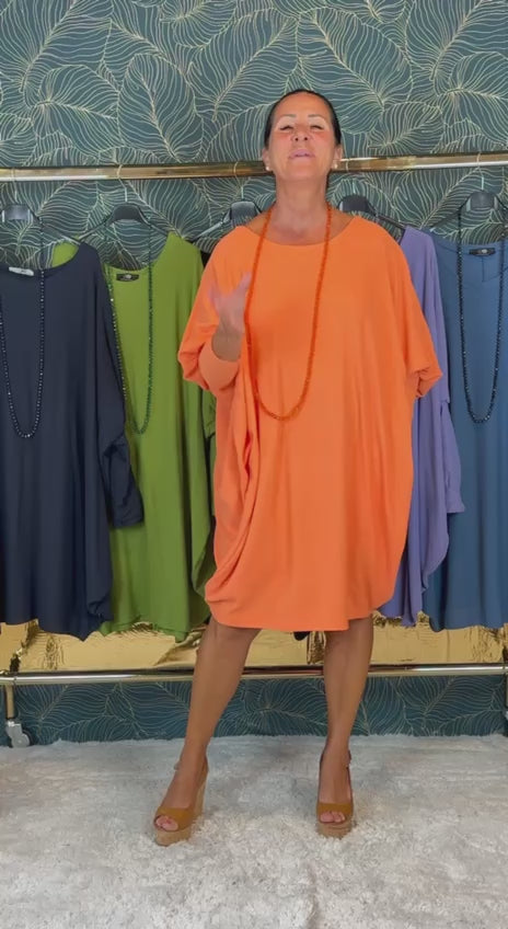 Donatella dress in viscose piquet